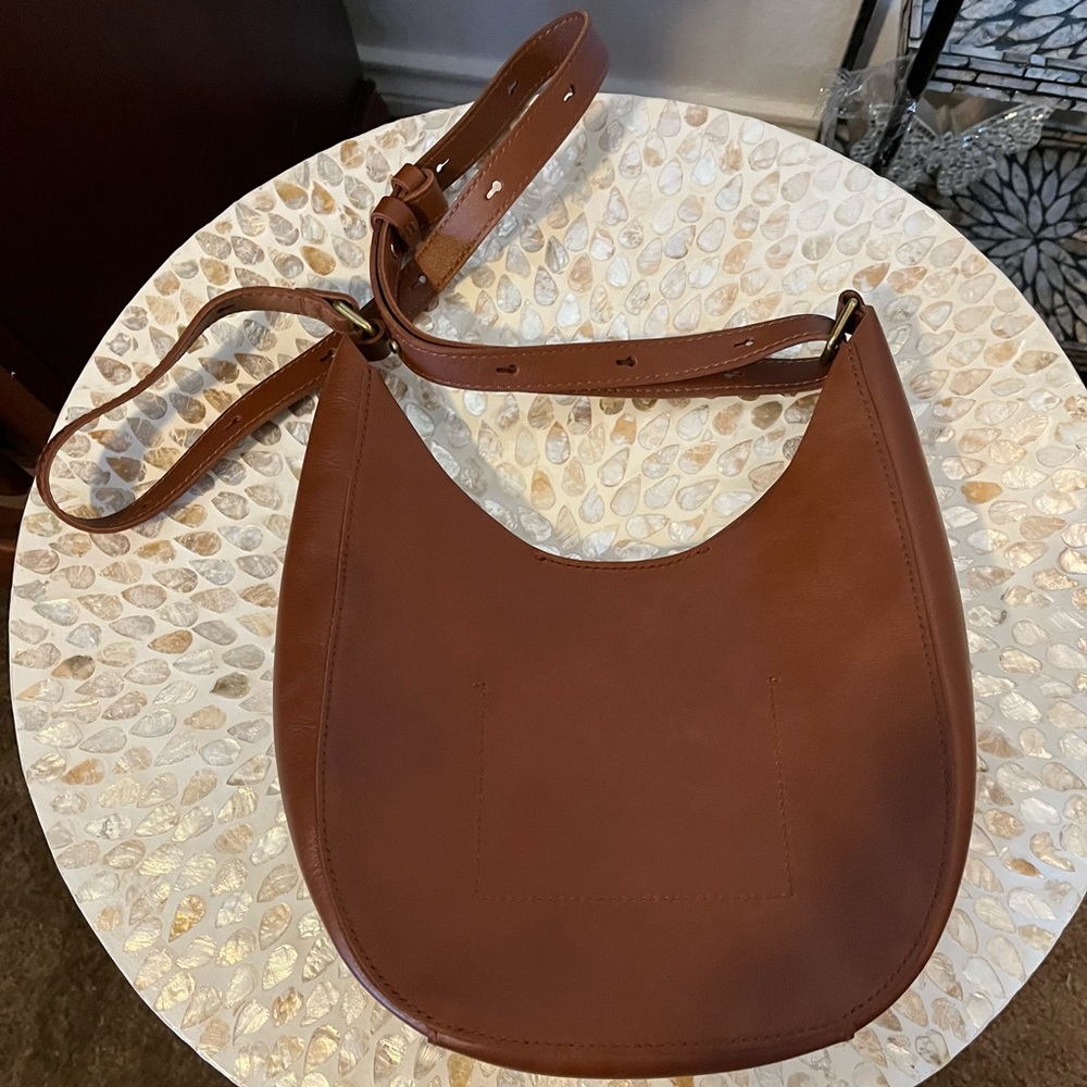 Madewell Tan Leather Hobo Bag